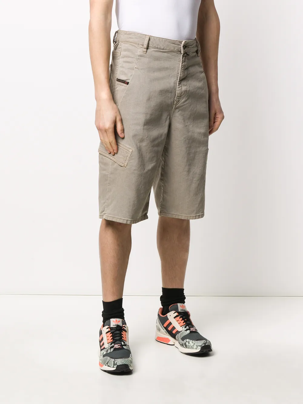  Diesel Klassische Cargo Shorts   Nude 