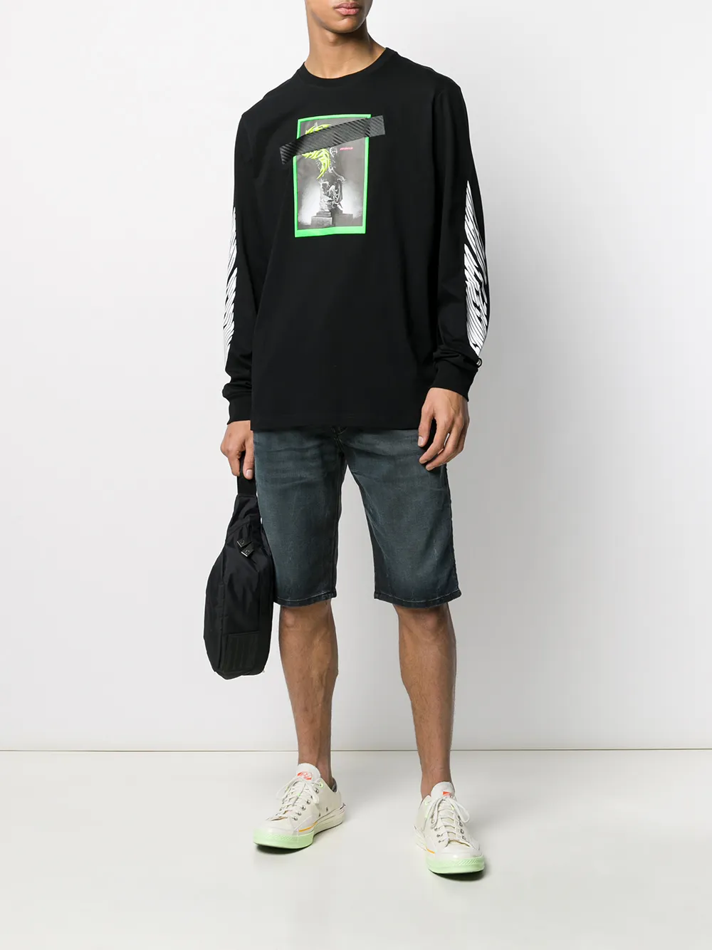 Diesel Denim shorts Zwart