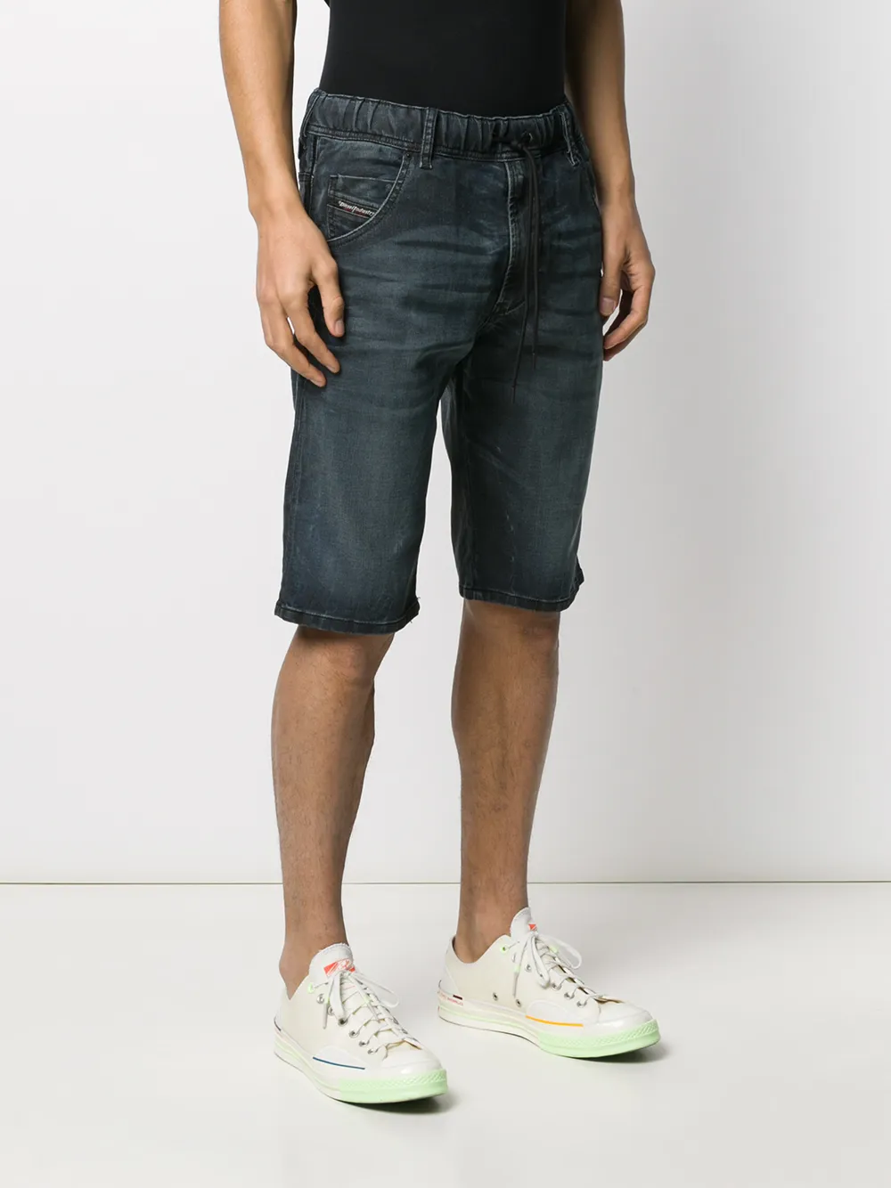 Diesel Denim shorts Zwart