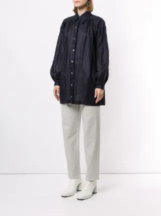 linen relaxed shirt展示图