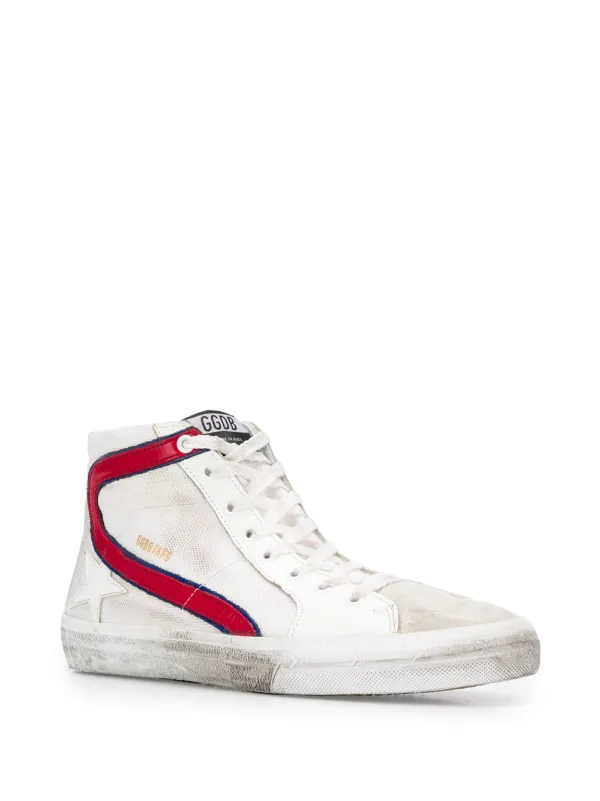 golden goose canvas sneakers