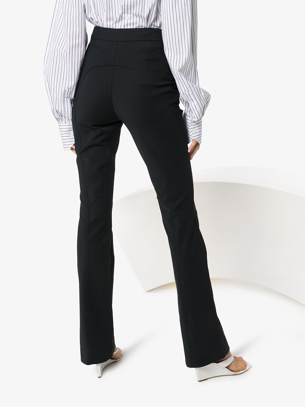 Классические брюки с высокой талией женские