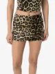 Image 2 of GAUGE81 Nara leopard-print mini skirt
