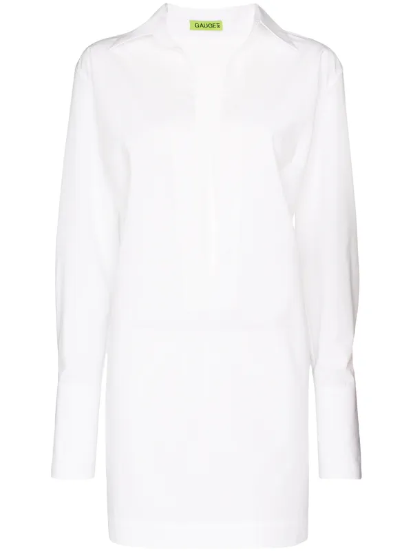 white long sleeve t shirt dress