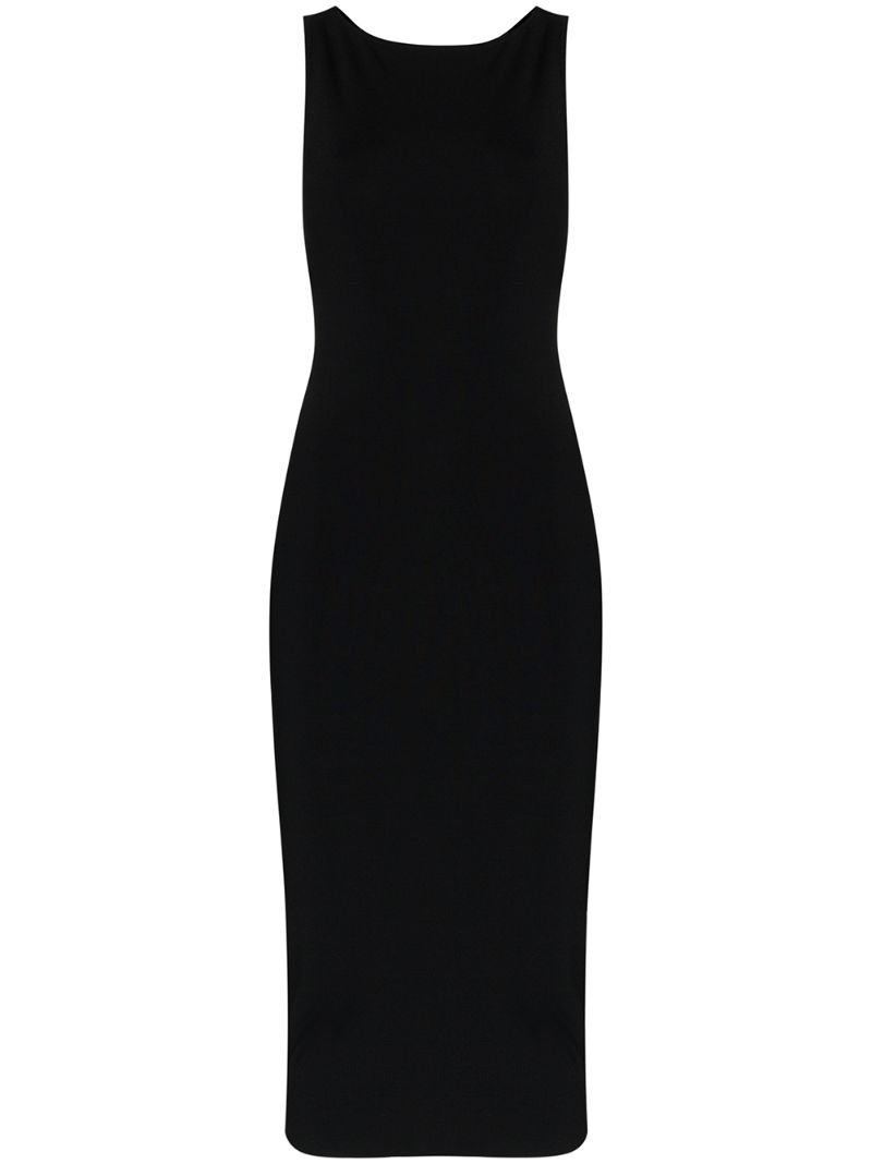 Shop Gauge81 Madrid Sleeveless Midi Dress In Black