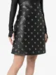 We11done eyelet-embellished faux leather mini skirt