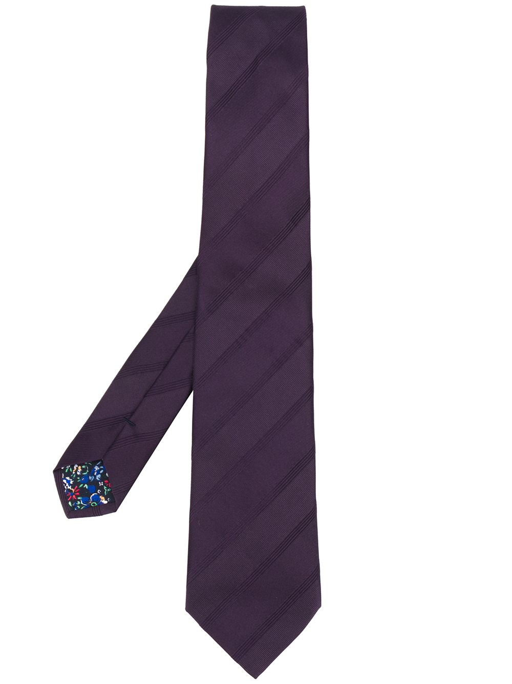 PAUL SMITH галстук в диагональную полоску Фиолетовый M1A552MAT130 14699456
