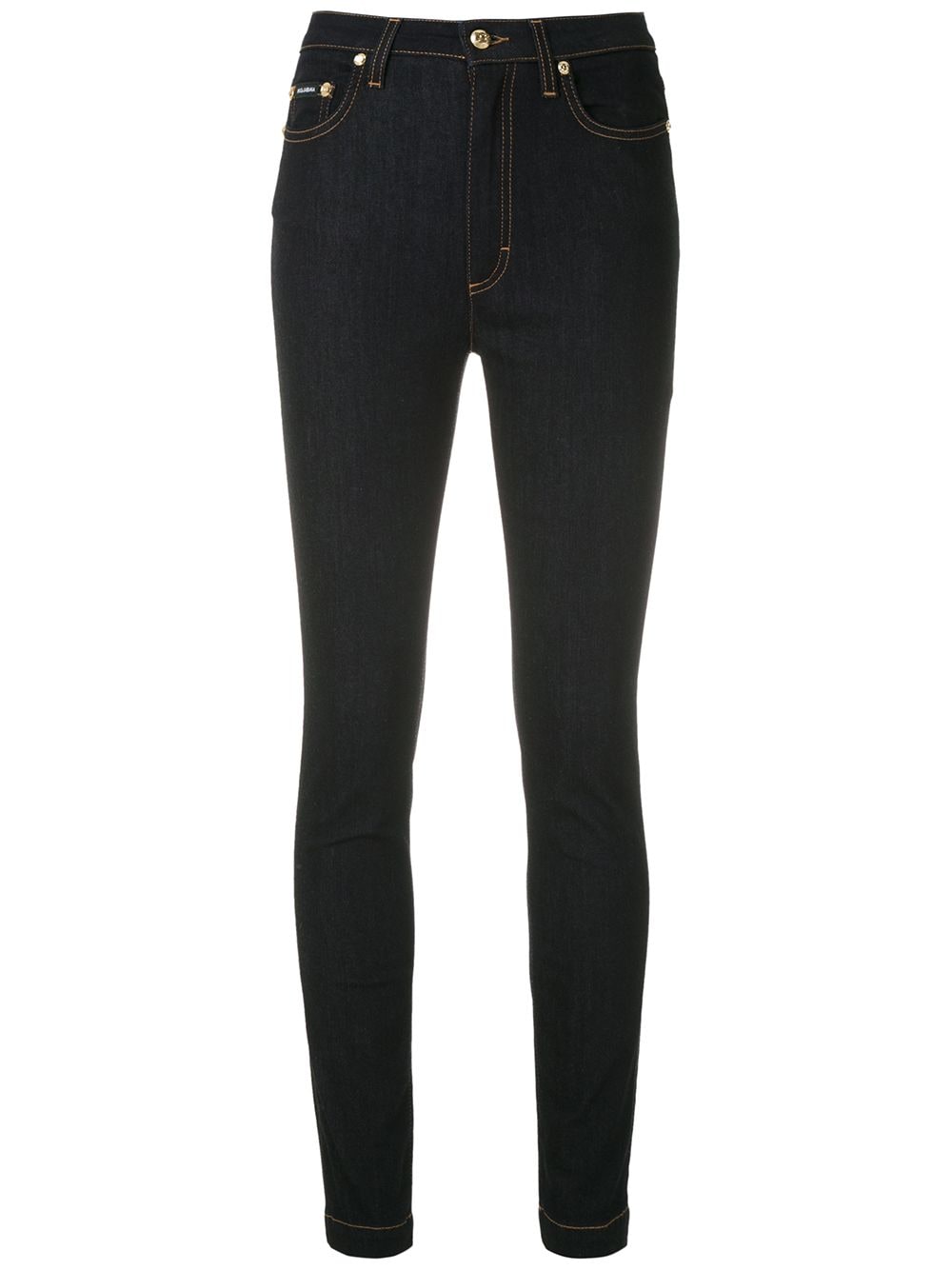 Shop Dolce & Gabbana Audrey Stretch Skinny Jeans In Blue