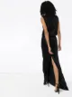 Tom Ford asymmetric halterneck silk evening gown