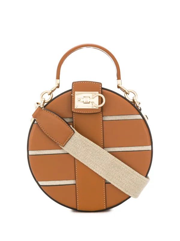 Ferragamo round studio bag hot sale