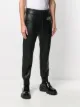 Alexander McQueen drawstring leather track trousers