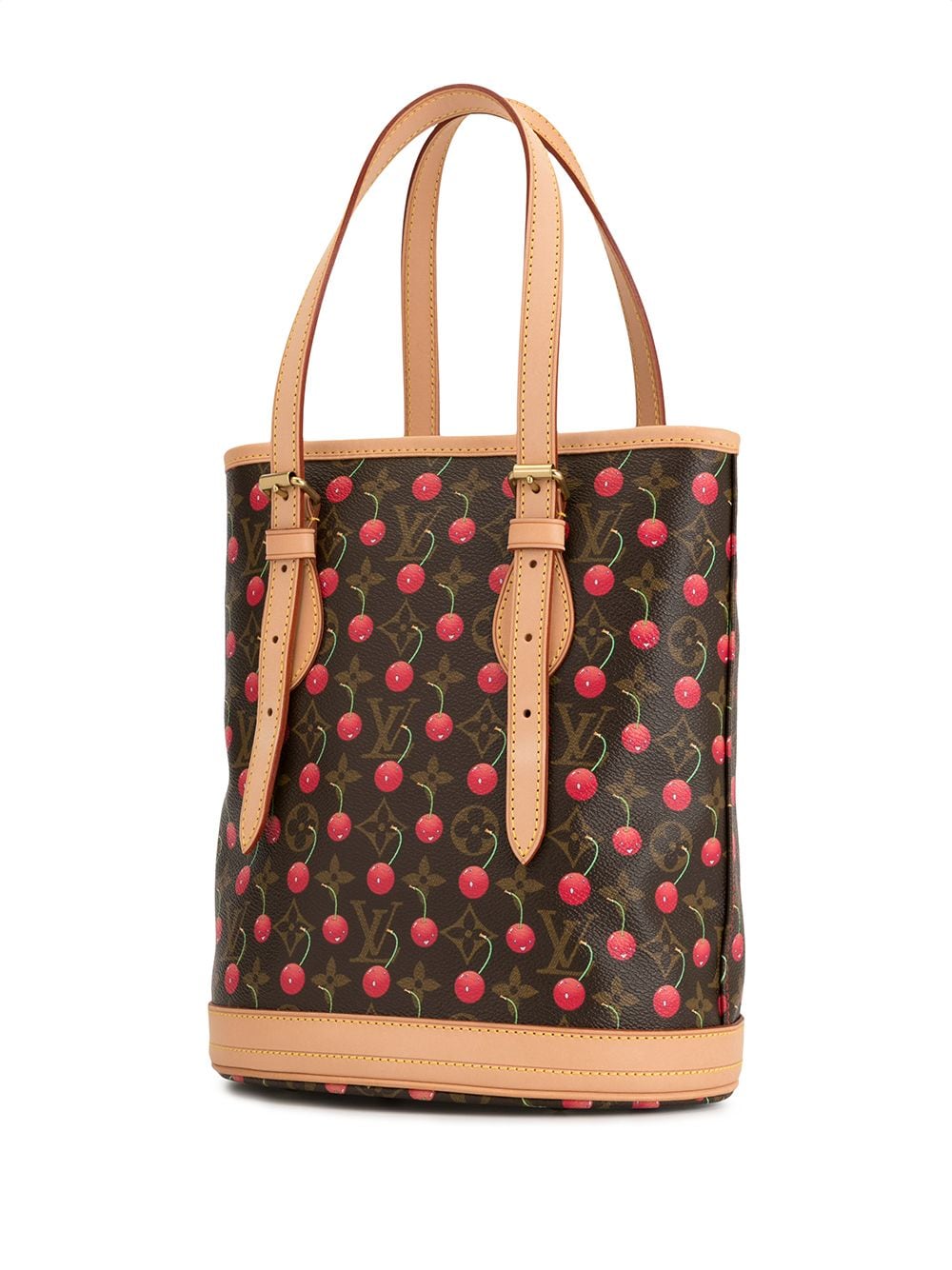 Louis Vuitton Cherry Cerises Bucket Bag, Preowned in Dustbag