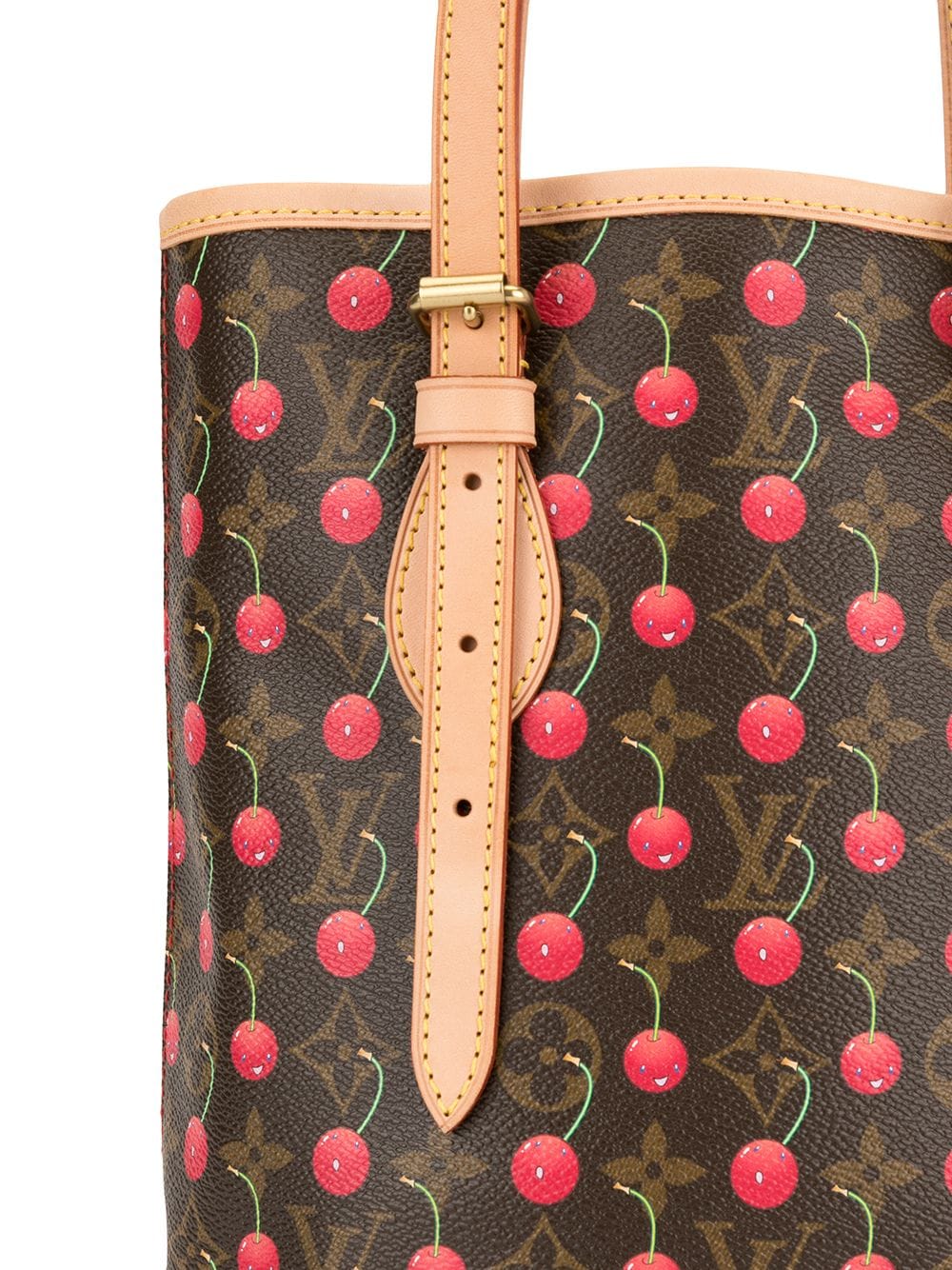 Louis Vuitton, Bags, Louis Vuitton X Takashi Murakami Monogram Cerises Cherry  Bucket Pm Pouch
