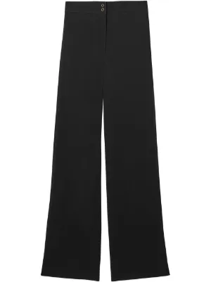 burberry flared trousers