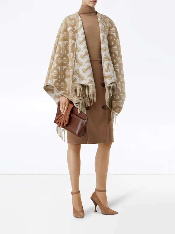 burberry monogram cape