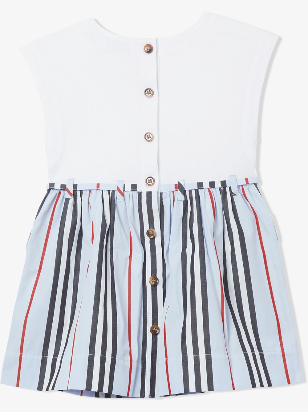 фото Burberry kids платье в полоску icon stripe