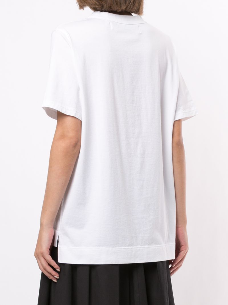 Shop Tu Es Mon Tresor T-shirt Mit Pailletten In White