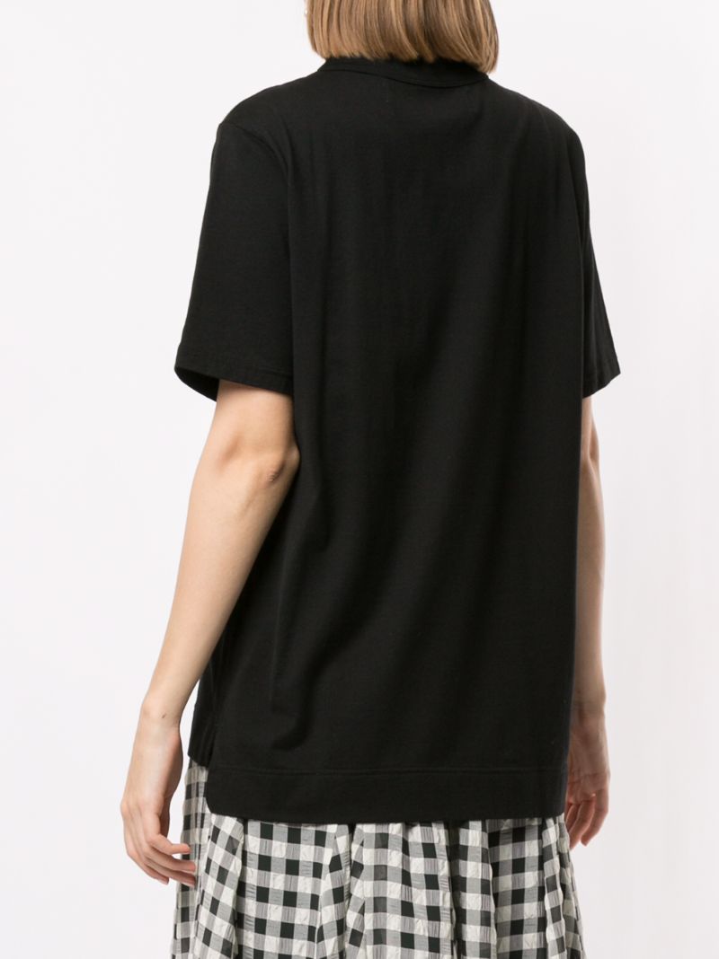 Shop Tu Es Mon Tresor T-shirt Mit Pailletten In Black