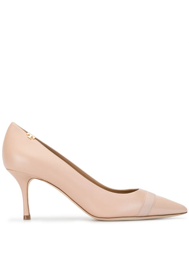 Tory Burch Penelope 65mm Cap-toe Pumps In Neutrals