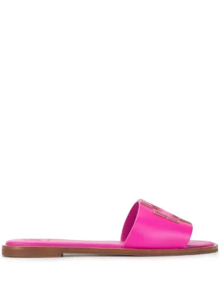 tory burch ines slide pink