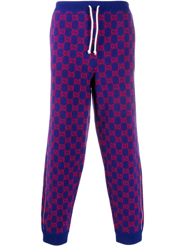 gucci logo track pants