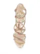 Sophia Webster champagne glitter sandals