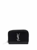 Saint Laurent YSL logo zipped purse - Black