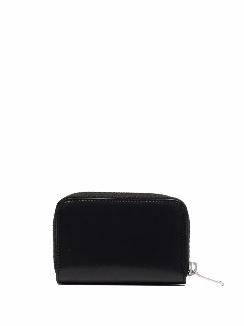 Saint Laurent YSL logo zipped purse - Black