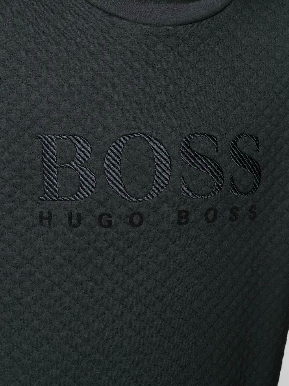 фото Boss Hugo Boss стеганая толстовка с логотипом