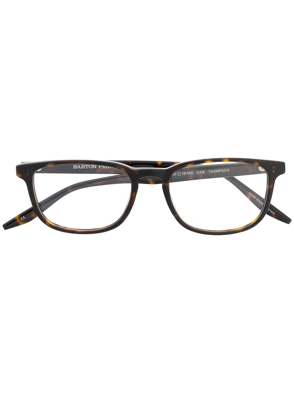 фото Barton perreira tortoiseshell square-frame glasses