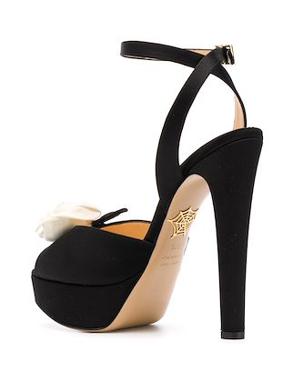 CHARLOTTE OLYMPIA OLF197152B11030 SAF0004 BLACK WHITE Synthetic->Satin展示图