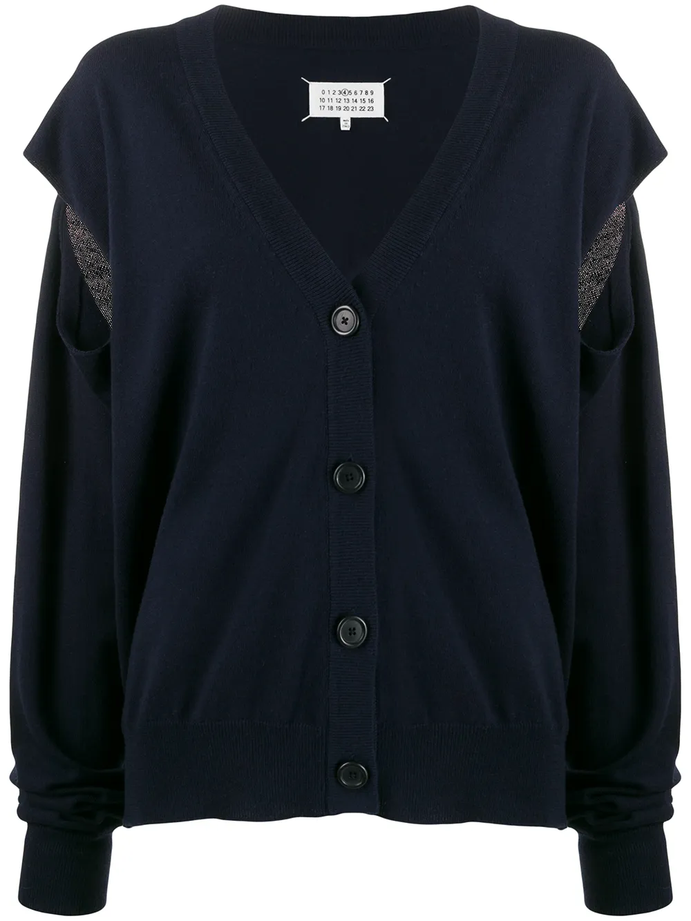 Maison Margiela Cardigan Mit Schlitzen fQV74 ZJdN9 Maison Margiela Cardigan Mit Schlitzen fQV74 ZJdN9