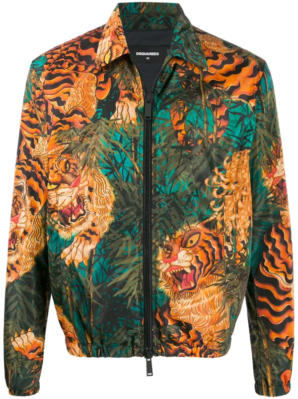 gucci tiger print jacket