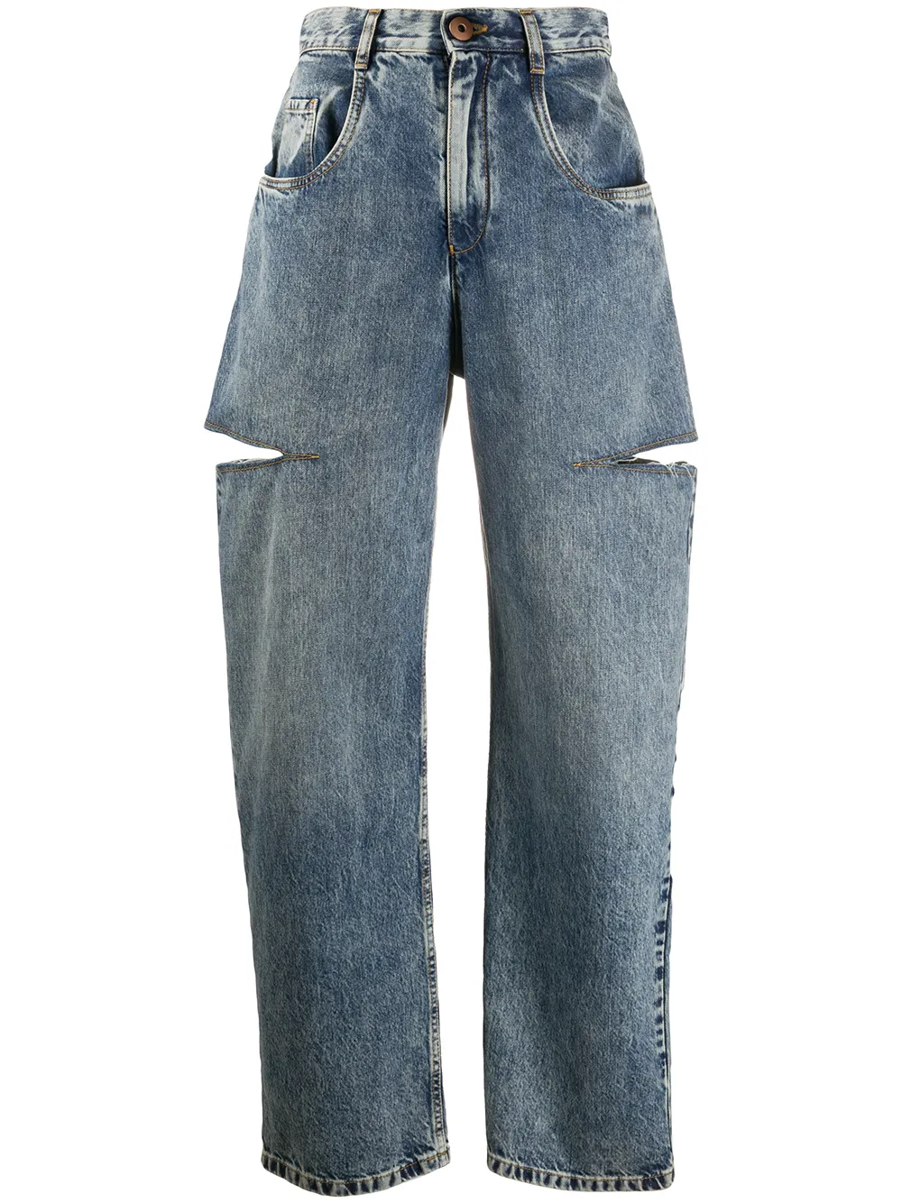 Maison Margiela Oversized jeans Blauw