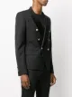 Balmain double-breasted peaked lapel blazer