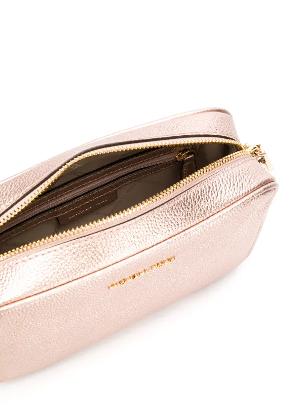 ginny metallic leather crossbody