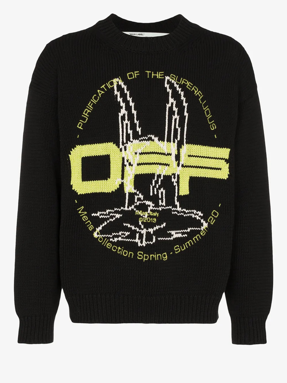 OFF-WHITE OFF-WHITE HARRY THE BUNNY SWEATER,OMHE032R20F94008104514703443