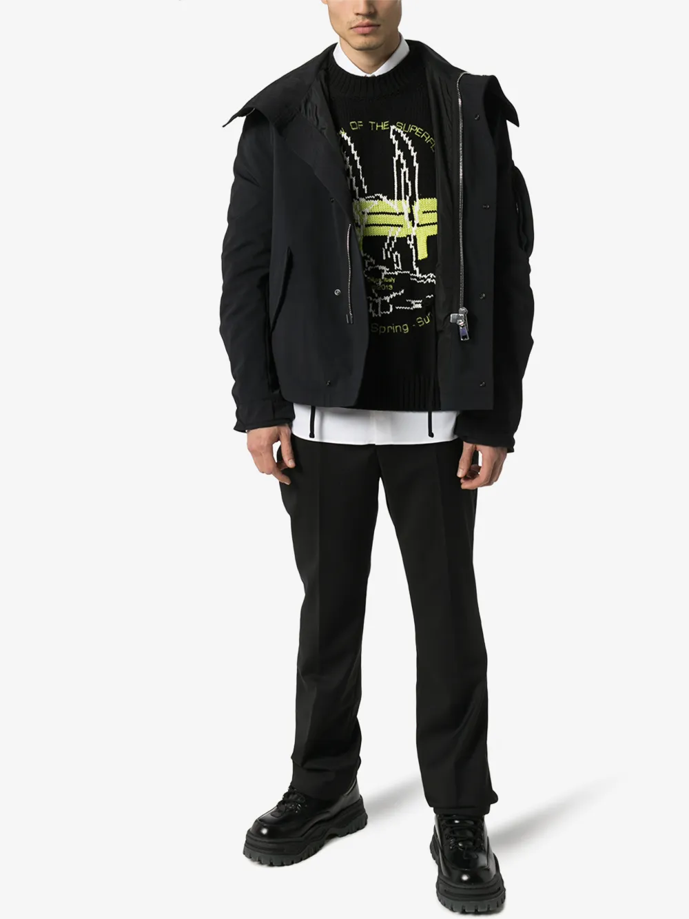OFF-WHITE OFF-WHITE HARRY THE BUNNY SWEATER,OMHE032R20F94008104514703443