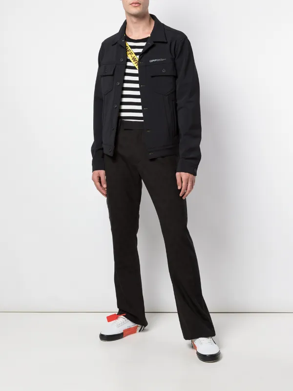 off white lightweight jacket