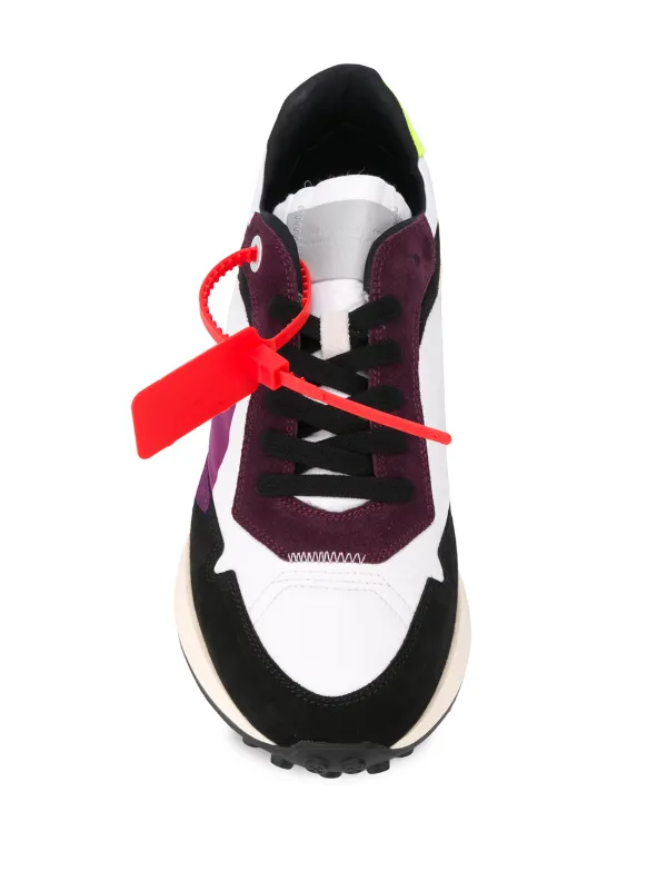 off white arrow print sneakers