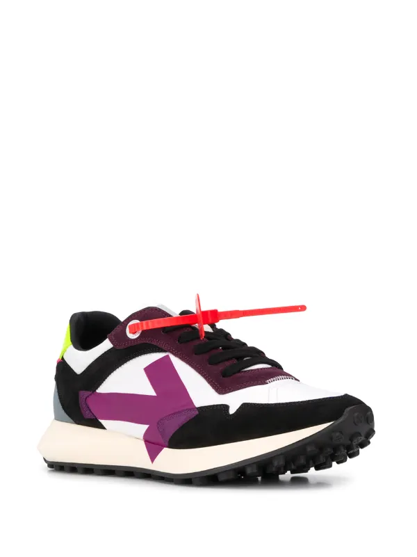 off white arrow print sneakers