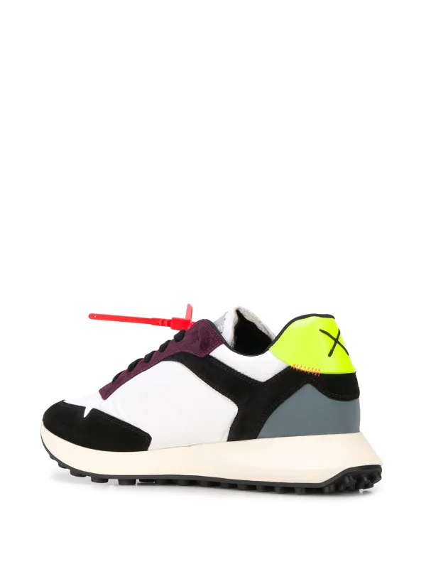 off white arrow print sneakers