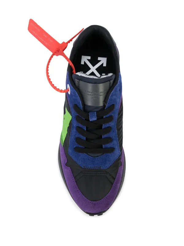 off white arrow print sneakers