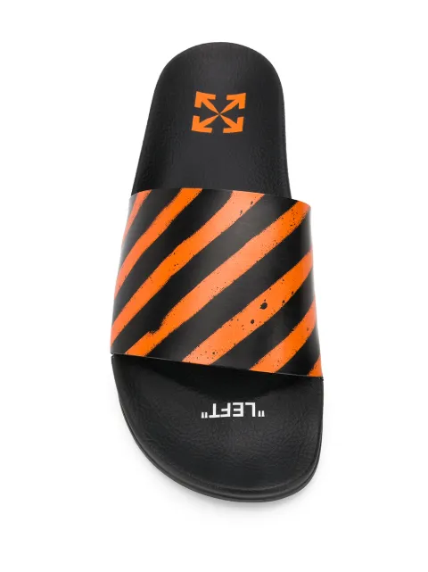off white slides stripes