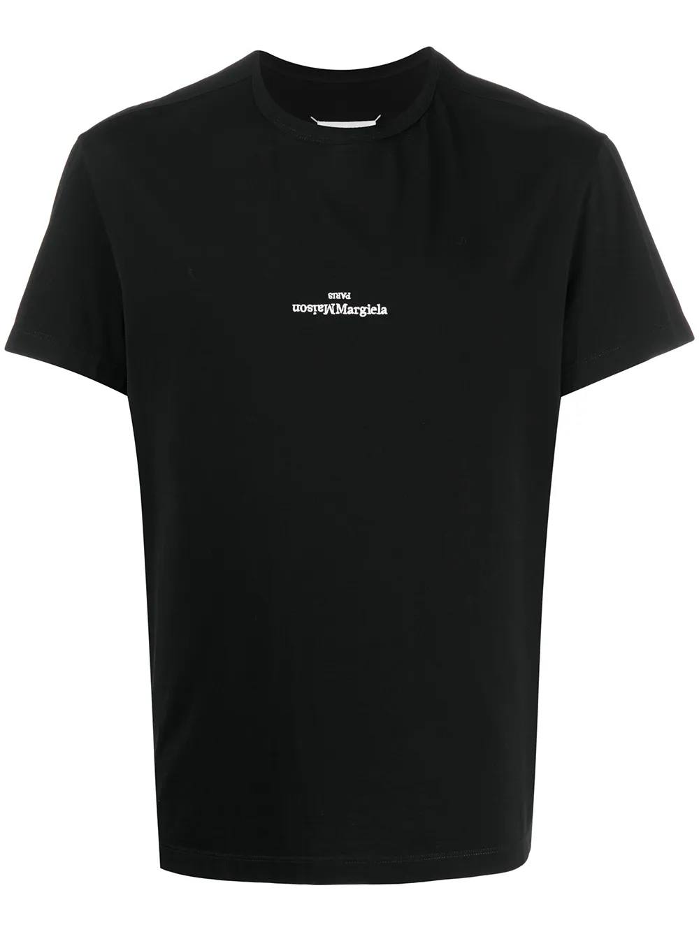 

Maison Margiela playera con logo invertido - Negro