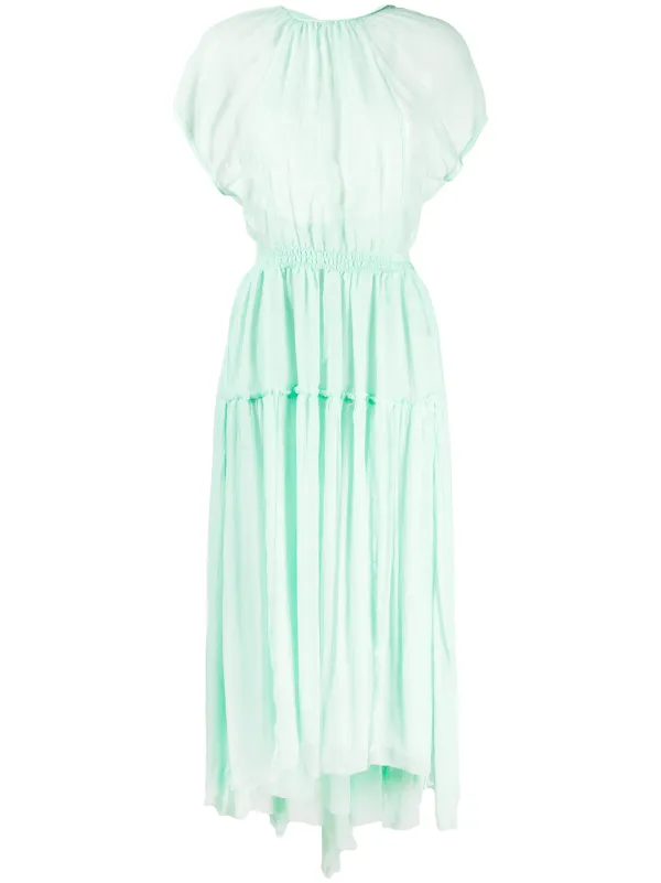 diesel dress green Diesel D-Wavya Ribbed Midi Dress | Green