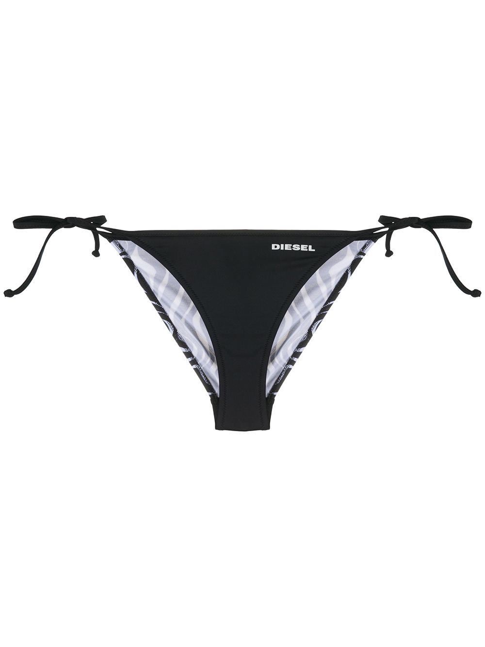 Diesel Bikinihöschen Mit Print In Black