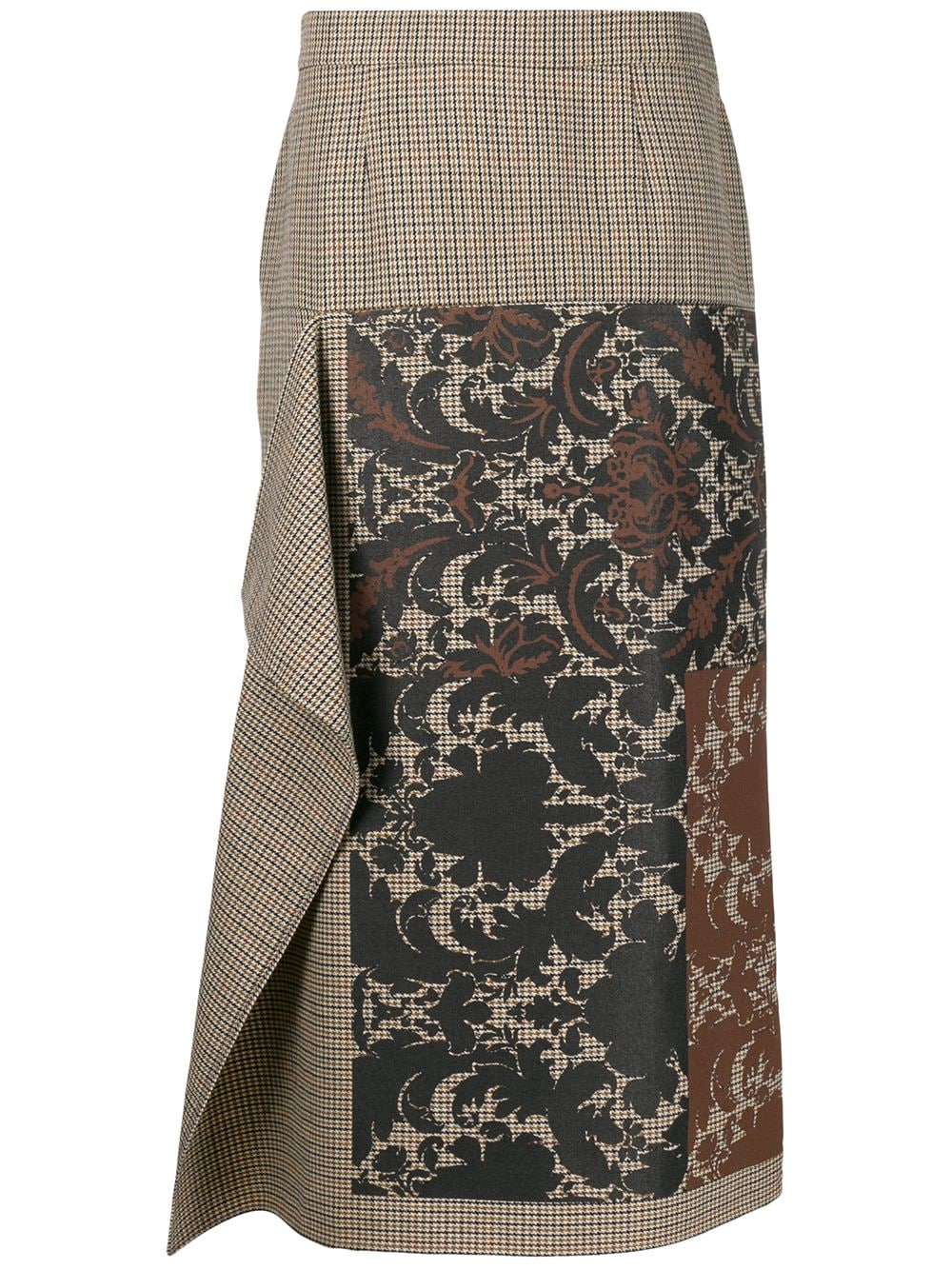 фото Ports 1961 юбка асимметричного кроя с принтом baroque