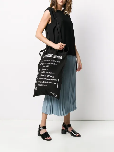 MM6 Maison Margiela ロゴ ハンドバッグ - Farfetch