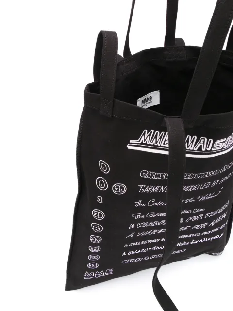 MM6 Maison Margiela ロゴ ハンドバッグ - Farfetch